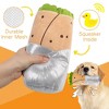Prime Pets Plush Dog Toys Set, 3 Pack, Crinkle Squeaky Dog Toys, Food Shaped Pet Toys for Small Medium Large Dogs - 3 of 4