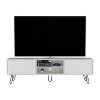 NicBex Modern TV Stand Hairpin Stand with Spacious Storage Entertainment Center with Cable Management Holes for Living Room - 3 of 4