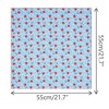 INSPIRE CHIC Women's Floral Printed Blended Cotton Small Square Neck Scarves 21.7x21.7" 1Pc - 3 of 4
