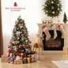 Tangkula Pre-Lit Artificial Christmas Tree w/ 1072 PE & PVC & PET Branch Tips - 3 of 4