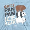 We Bare Bears Grizz Pan Pan Ice Bear Adult Pull-Over Hoodie - 2 of 4