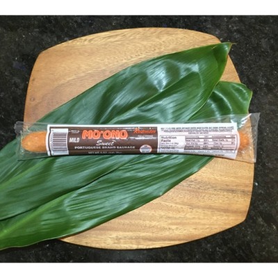 Redondo's Mo'ono Sweet Portuguese Mild Sausage - 5oz