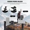 MaseiKar Tripod for iPhone with Remote,Mini Flexible Phone Tripod Stand Vlog Selfie Stick with Phone Holder&Action Camera Adapter - 4 of 4