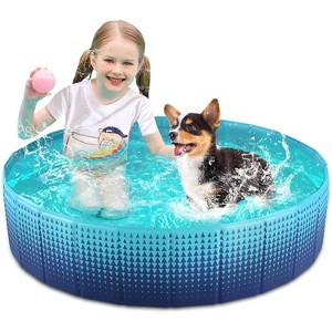 LLHZSY Foldable Dog Kiddie Pool - 1 of 4