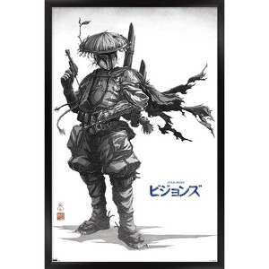 Trends International Star Wars: Visions - Boba Framed Wall Poster Prints - 1 of 4