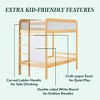 Saracina Home Adyn Contemporary Twin Over Twin Kids' Bunk Bed with Ladder on End Natural Pine - 4 of 4