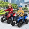 Costway 6V Toddler Ride On Electric Car ATV with Lights & Music & USB Port Storage Box Toy Car Red/Blue/Khaki/Green/Pink - 4 of 4
