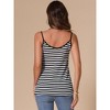 INSPIRE CHIC Women's Summer Casual Camisole Sleeveless Spaghetti Strap Striped Top - 3 of 4