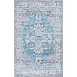 Martha Stewart Traditional MSRW113 Machine Washable Skid Resistant Power Loomed Indoor Rugs - 1 of 4