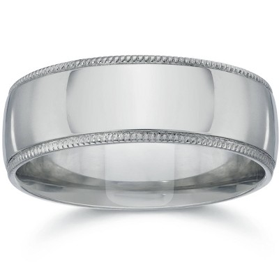 Pompeii3 7mm Milgrain Wedding Band 950 Platinum