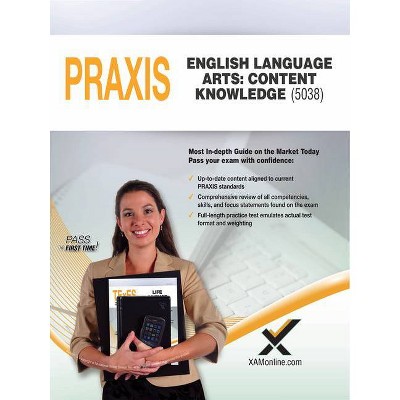 2017 Praxis English Language Arts: Content Knowledge (5038) - by  Sharon A Wynne (Paperback)