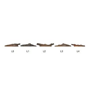 R.W.FLAME 4-Piece Synthetic Resin Log Set for 50 inch Electric Fireplace - 1 of 3