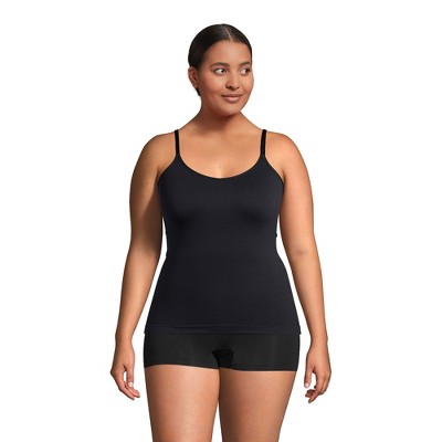 Lands' End Women's Seamless Cami - Small - Black : Target