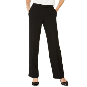 Kasper Womens Tab Waist Dress Pants, Black, 2P - 1 of 1