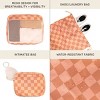 Jadyn Packing Cubes -Terracotta Check - 3 of 4