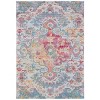 Windsor WDS353 Power Loomed Area Rug - Aqua/Fuchsia - 5'x7' - Safavieh. - 3 of 3