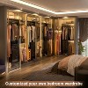 Aheaplus Closet Organizer with Adjustable Shelves, Closet System with Clothes Garment Rack and Fabric Drawer - 3 of 4