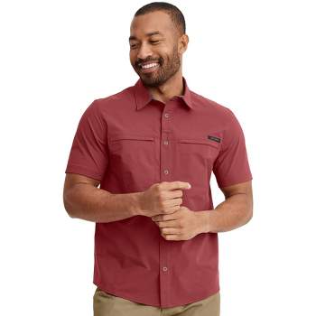 Jockey Men's Outdoors Short Sleeve Snap Woven Shirt