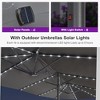 PURPLE LEAF 14ft Patio Market Umbrella and Base Double-Sided Rectangle Outdoor Table Sun Umbrellas with Crank - 2 of 4