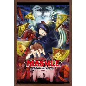 Trends International Mashle: Magic & Muscle (2023) - Vision of Chaos Vertical Framed Wall Poster Prints - 1 of 4