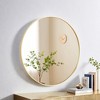 FURNIinspire Bathroom Vanity Mirrors 30 Inch Round Wall Mirror, Circle Bathroom Mirrors For Over Sink, Bathroom, Entryway, Gold, 30"*30" - 4 of 4