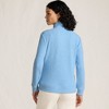 Lands' End Women's Long Sleeve Waffle Quarter Zip Pullover - 2 of 4