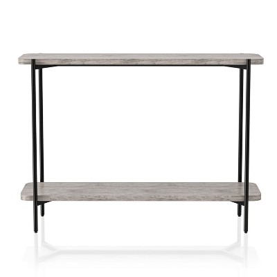 Dunkeld Lower Shelf Sofa Table Sand Black/Light Gray - miBasics