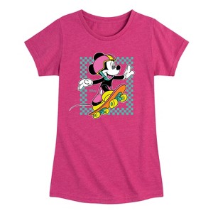Girls' - Disney - Mickey & Friends Fitted Short Sleeve Graphic T-Shirt - 1 of 4