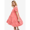 ellos Plus Size Tiered Knit Tee Dress - 3 of 4