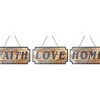 Manual Woodworkers and Weavers Faith Home Love Wood Wall Sign Assortment, 11.25 x 18 Inches, Rustic Decorative Plaques with Inspirational Words - 2 of 3