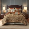 LIVN CO. 10-Piece Traditional Medallion Jacquard Comforter Set - 2 of 4