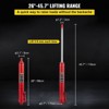 Munora 8-Ton Hydraulic Long Ram Jack, Red, with Single Piston Pump and Clevis Base, Manual Engine Lift Hoist for Garage/Shop Cranes - 3 of 4
