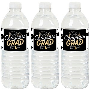 Big Dot of Happiness Hello College Graduation Party Water Bottle Sticker Labels - Set of 20 - 1 of 4