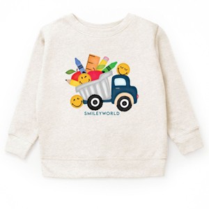 The Juniper Shop SmileyWorld School Dump Truck Youth Sweatshirt - 1 of 4