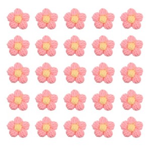 Unique Bargains Cotton Handmade DIY Floral Embroidered Applique Patches 50 Pcs - 1 of 4