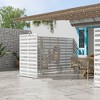 Dovelina Outdoor Freestanding Metal Privacy Screen Decorative Garden Fence - 3 of 4