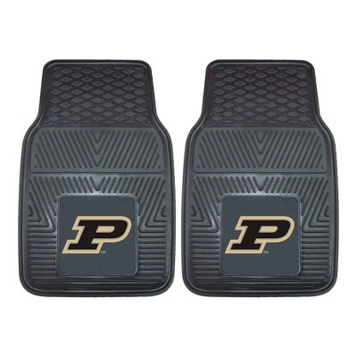 NCAA Purdue Boilermakers Vinyl Car Mat Set - 2pc