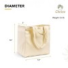 Reusable Organic Cotton Tote Mesh Bag w/6 Internal Sleeves - 2 of 4