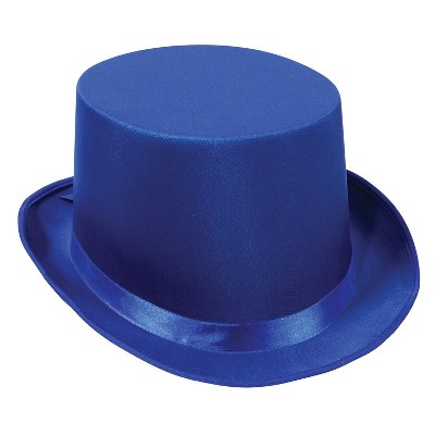 Beistle Satin Sleek Top Hat One Size Blue 60839-B