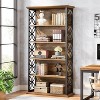 Tribesigns 6-Tier Bookshelf, 71" Tall Bookcase with Metal Frame, Freestanding Open Storage Shelves for Home Office, Living Room, Bedroom - 2 of 4