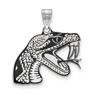 Black Bow Jewelry Sterling Silver Florida A&M Rattlers NCAA Large Pendant - 1 of 3