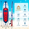 Garvee 350LBs Inflatable Stand Up Paddle Board, 10'6" x 33" x 6", 11FT Non-Slip Deck, Complete Accessories - Pump, Bag Included for Youth & Adults - 3 of 4