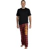 Harry Potter Adult Mens' House Crest Plaid Pajama Pants - All 4 Houses Gryffindor Ravenclaw Slytherin Hufflepuff - 2 of 3