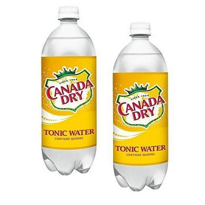 Canada Dry Tonic Water, 1 Liter (Pack of 2)