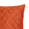 20"x20" Oversize Diamond Velvet Square Throw Pillow - Lush Décor - 3 of 4
