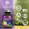 Organic Ashwagandha 1950mg w/ Black Pepper for High Absorption & Stress Support - 120 Capsules By Nature's Strength - 3 of 4