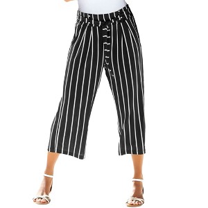 Women's Tie Waist Culottes - LASCANA - 1 of 4