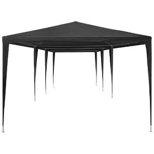 vidaXL Large Outdoor Party Tent - PE Anthracite 9.8'x29.5' Canopy, UV and Water-Resistant with Steel Frame - 1 of 4