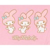Hello Kitty Women's My Melody 3 Pose Cropped Junior's Adult T-Shirt - 2 of 3