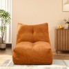 CAVINAS Suede Fabric Bean Bag Chair with High-Density Memory Foam,Cozy Lazy Sofa Chair for Living Room - 4 of 4